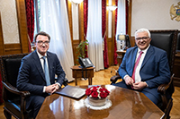 О встрече Посла России в Черногории В.В.Масленникова с Председателем Скупщины Черногории А.Мандичем