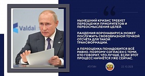 Выступление Президента В.В.Путина на заседании дискуссионного клуба «Валдай»