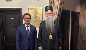 О встрече Посла Владислава Масленникова с Митрополитом Черногорско-Приморским СПЦ Иоанникием