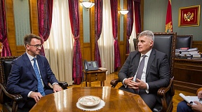 О встрече Посла России в Черногории В.В.Масленникова с Председателем Скупщины Черногории