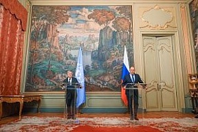 Выступление и ответы на вопросы СМИ Министра иностранных дел Российской Федерации С.В.Лаврова в ходе совместной пресс-конференции по итогам переговоров с Генеральным секретарем ООН А.Гутеррешем, Москва, 26 апреля 2022 года